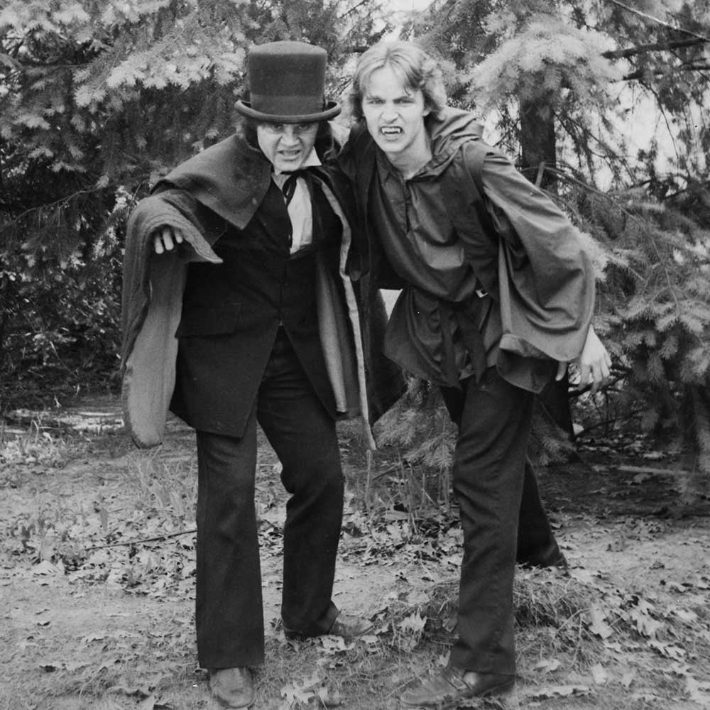 Frank as Mr Hyde and me as Carrion at the Haunted Castle at Six Flags Great Adventure - 1979