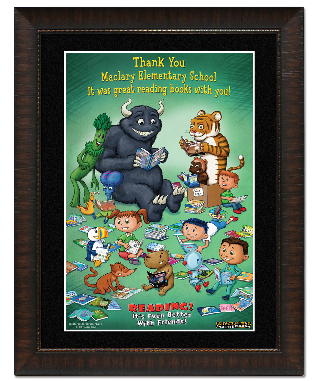 Timothy Young's School Visit Poster