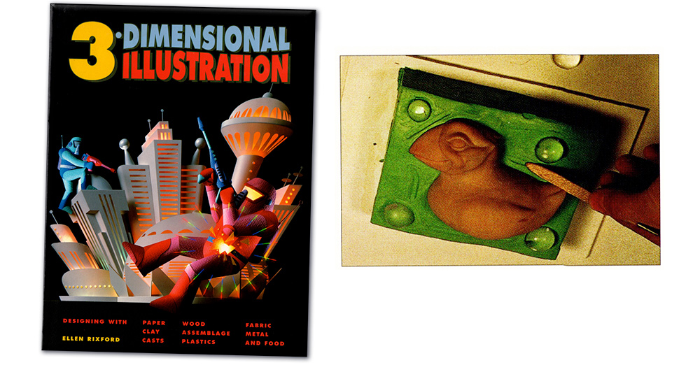 The cover of Ellen Rixford's 3-Dimensional Illustration