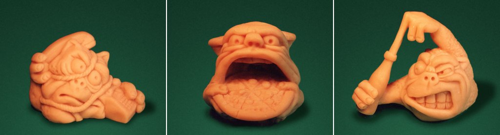 Mini-Boglins original polymer clay sculptures by Timothy Young
