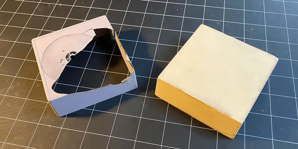 The new base of the computer for the restoration of Illustrator Timothy Young's Computer Virus 3D illustration.